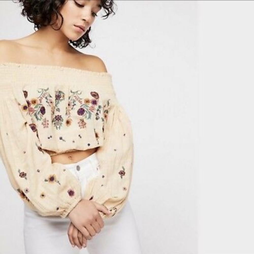 Free People Saachi Off the Shoulder Top